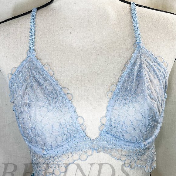 Free People Lucia Underwire Bra in Blue 34C, NEW WITH TAGS - Picture 11 of 13